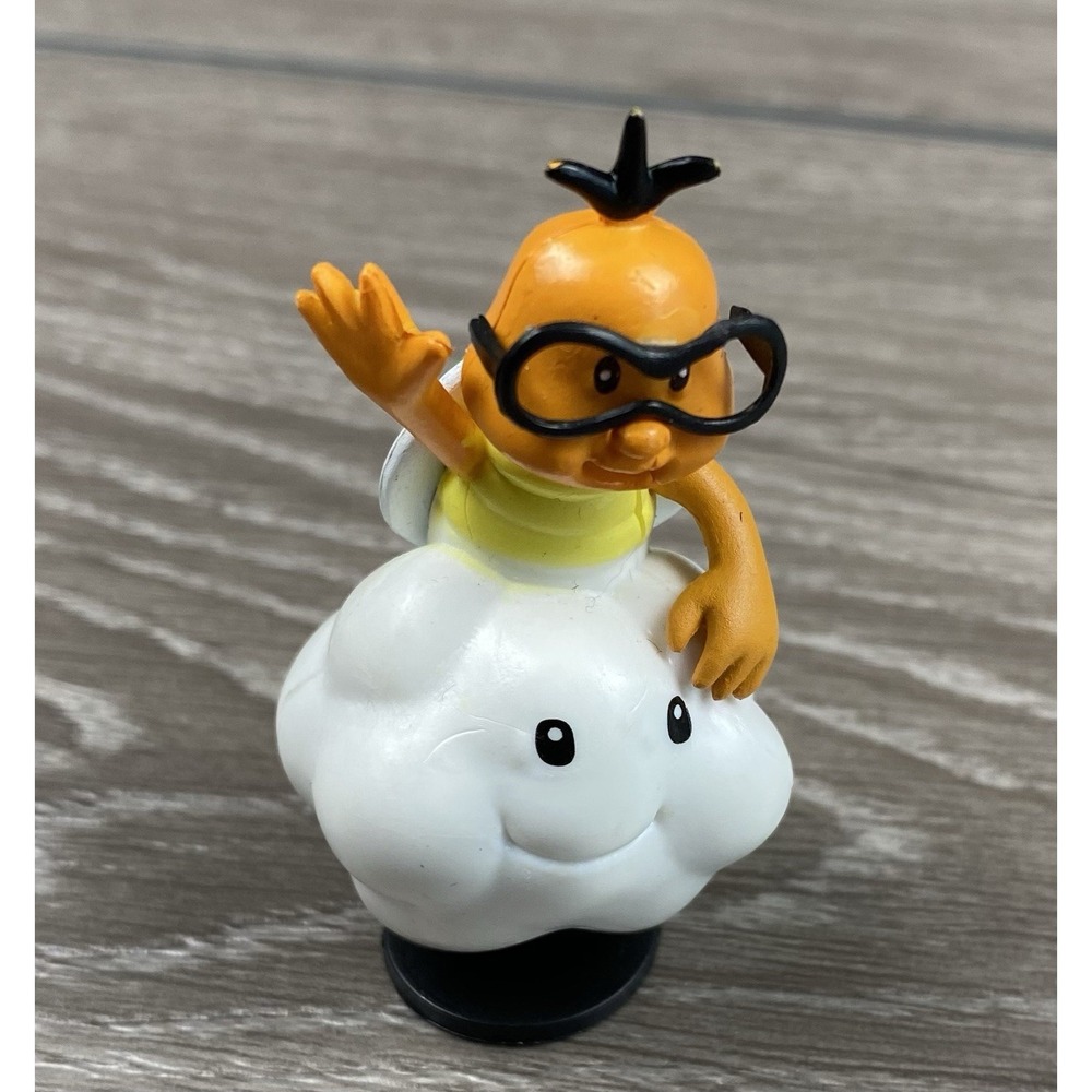 Nintendo 2007 Super Mario Bros Lakitu‎ Cloud Figure Toy